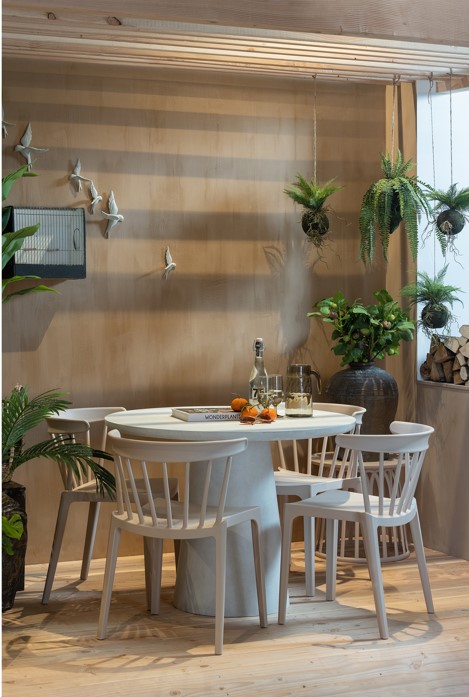 Table à manger 'Damon' - Blanc