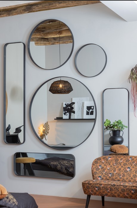 Miroir 'Doutzen' Rond 80cm