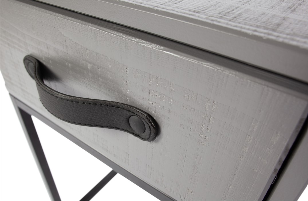 Table de nuit 'Morris' - Gris