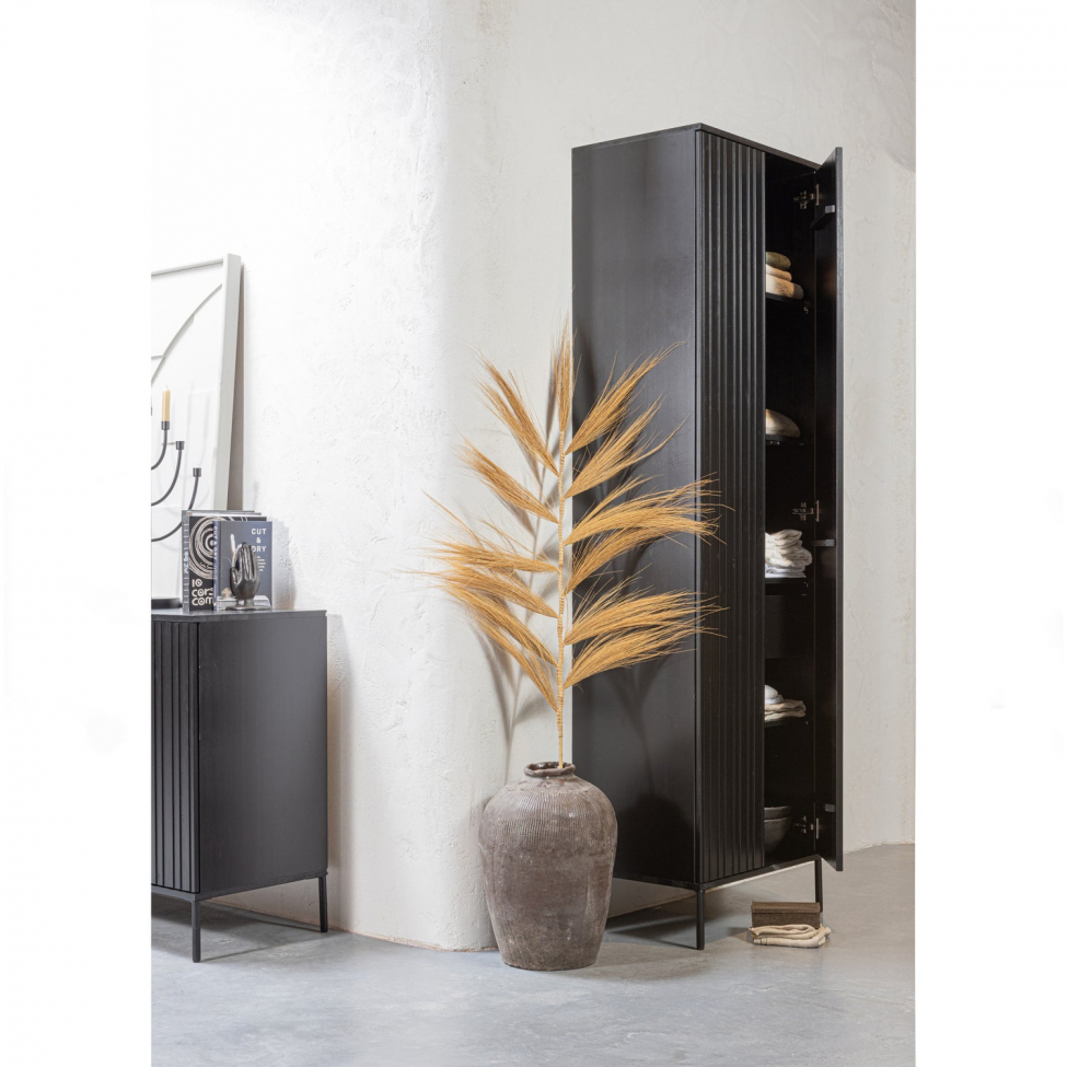 Buffet 'New Gravure' 200 cm - Noir/Noir