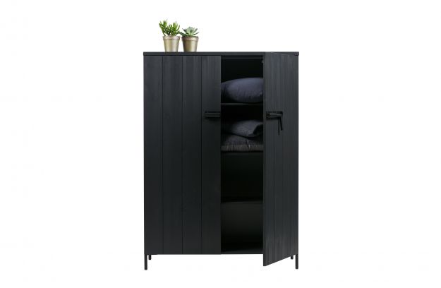 Armoire 'Bruut' 2 portes - Noir