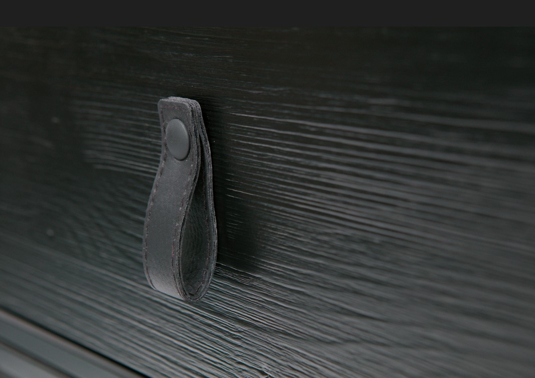 Table de chevet 'Zola' tiroir - Noir