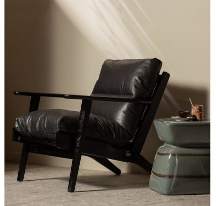 Fauteuil 'Houston' - Noir