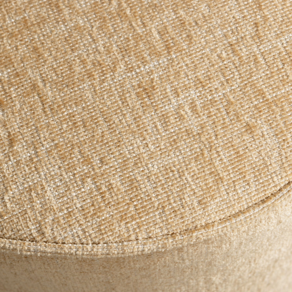 Pouf 'Pearl' - Beige/jaune