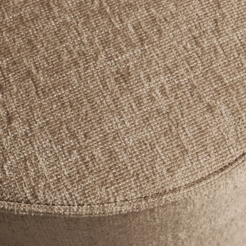 Pouf 'Pearl' - Brun clair