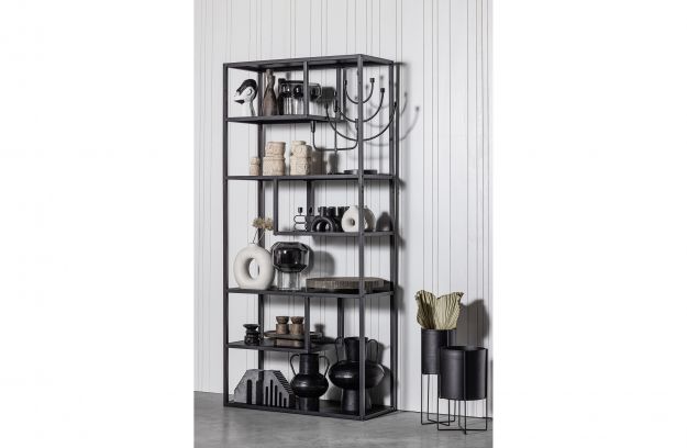 Étagère murale 'Teun' - Noir