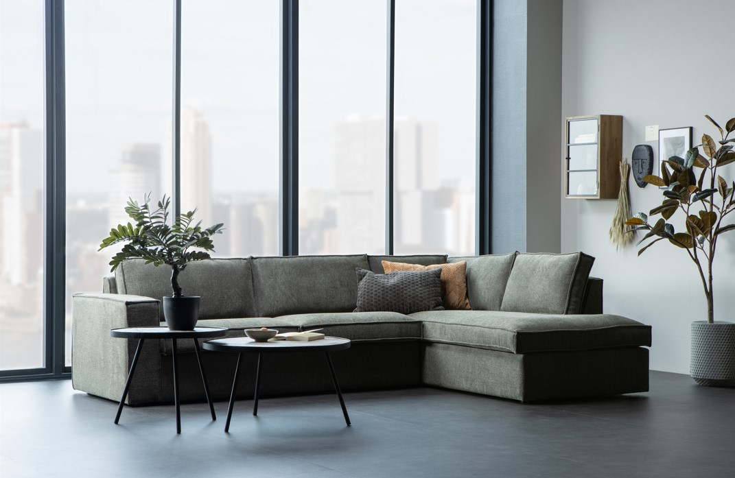 Canapé 'Freddie' 4 places - Vert