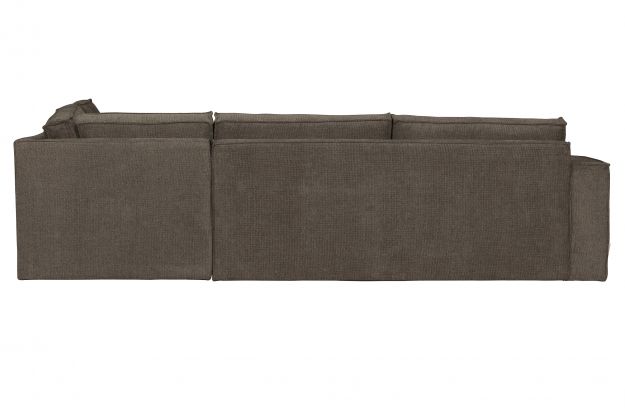 Canapé 'Freddie' 4 places - Brun foncé