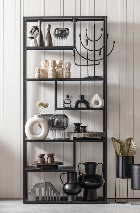 Bougeoir 'Rosa' 22cm - Brun