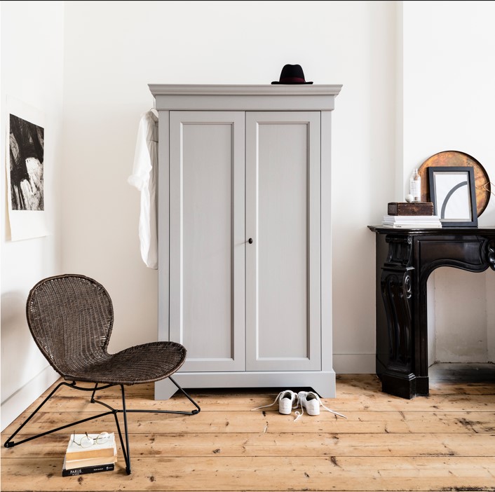 Armoire 'Isabel' - Gris béton