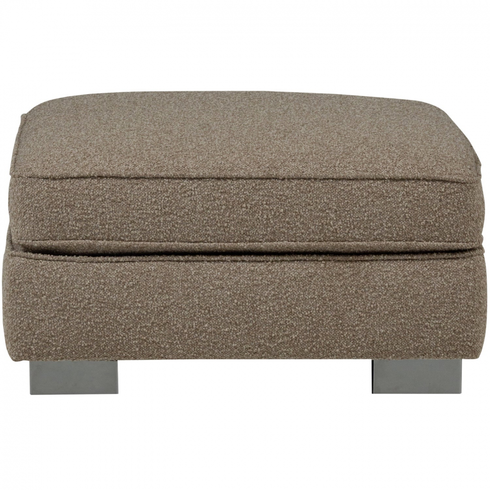 Pouf 'Lazy' - Boucle grise