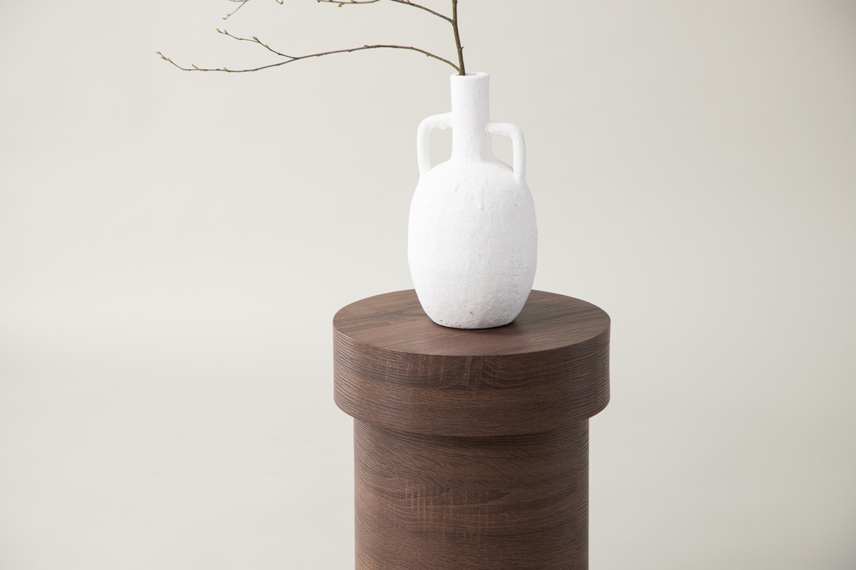 Table d'appoint 'Mariefred' Ronde 35cm - Brun