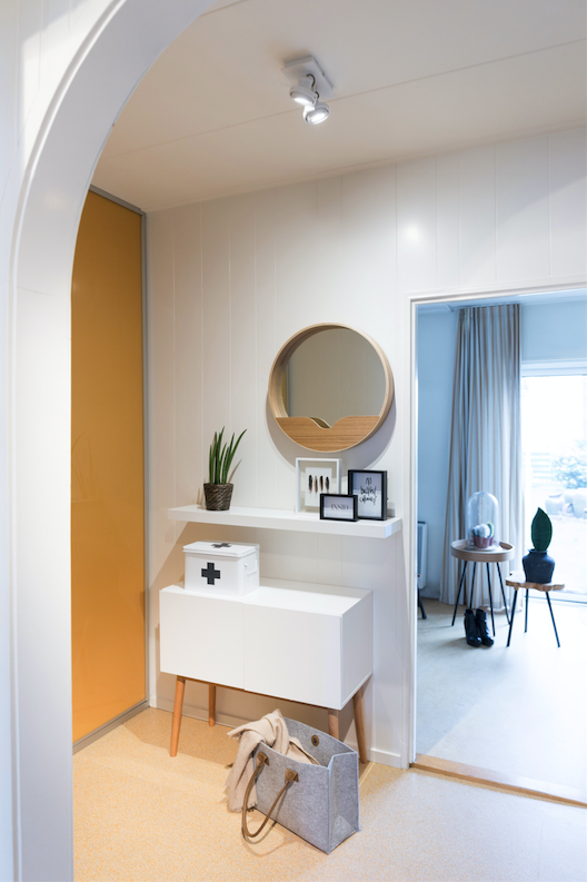 Armoire 'High on Wood' - Blanc/Bois