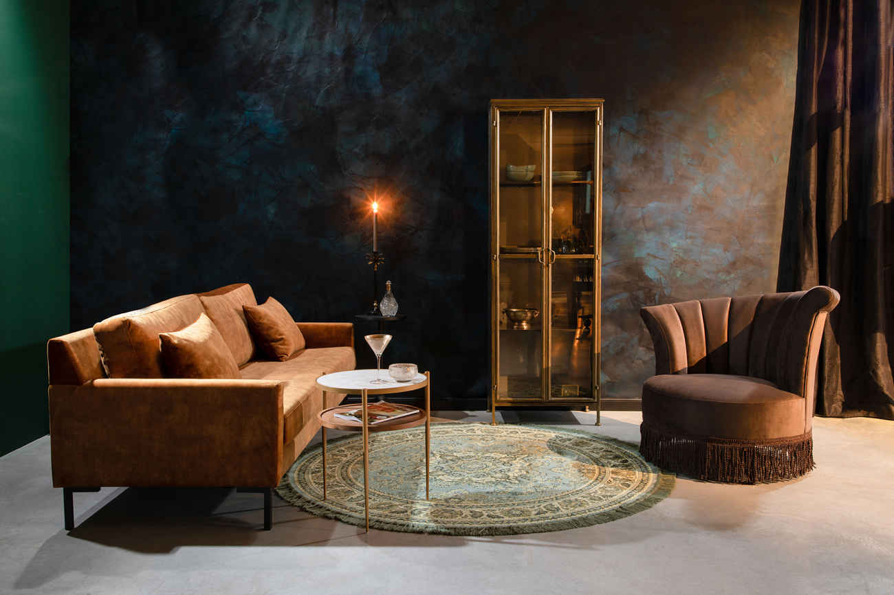 Armoire 'Gertlush' - Or/Noir