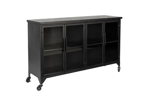 Armoire 'Ferre' Low - Noir