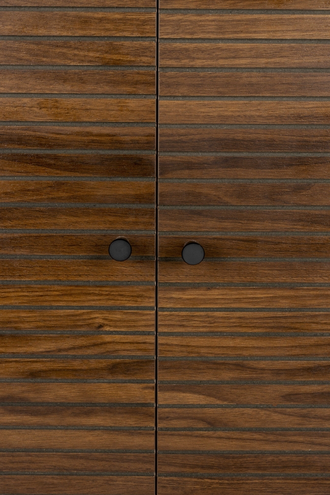 Armoire 'Stripes' - Brun