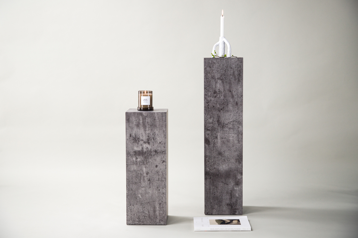 Table d'appoint 'Rättvik' 23x95 - Gris