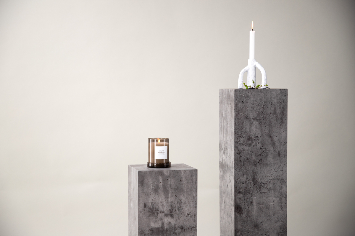 Table d'appoint 'Rättvik' 23x95 - Gris