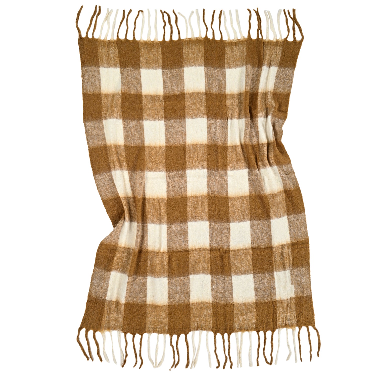 Plaid ' Phoebe ' 130 x 170 cm - Jaune