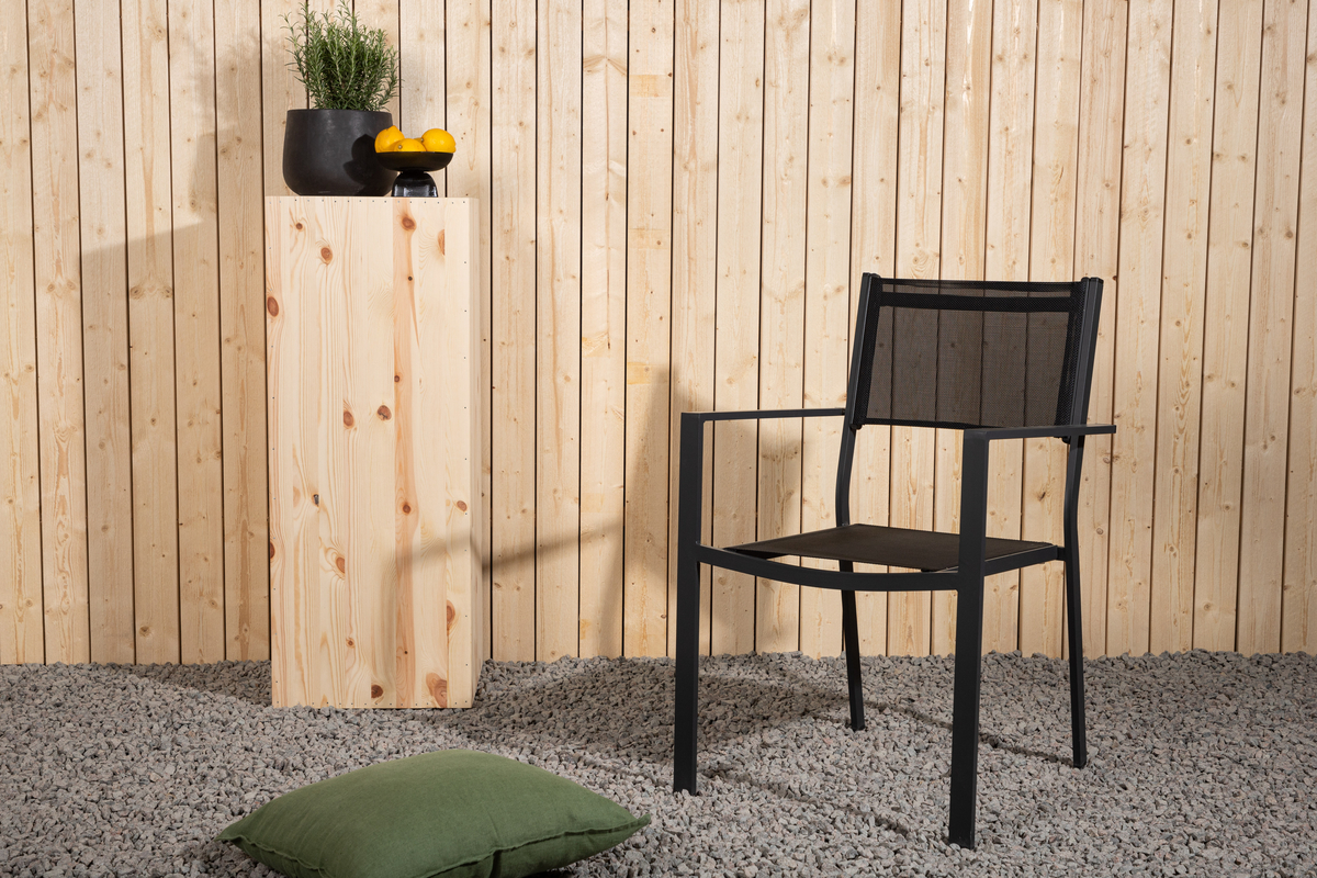 Chaise 'Charlotte' - Noir