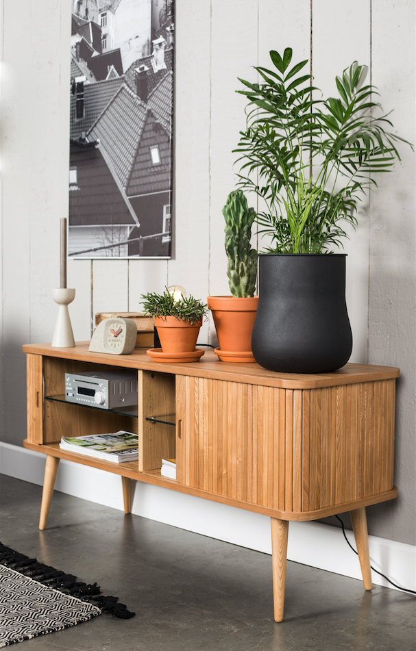 Meuble TV 'Barbier' - Naturel