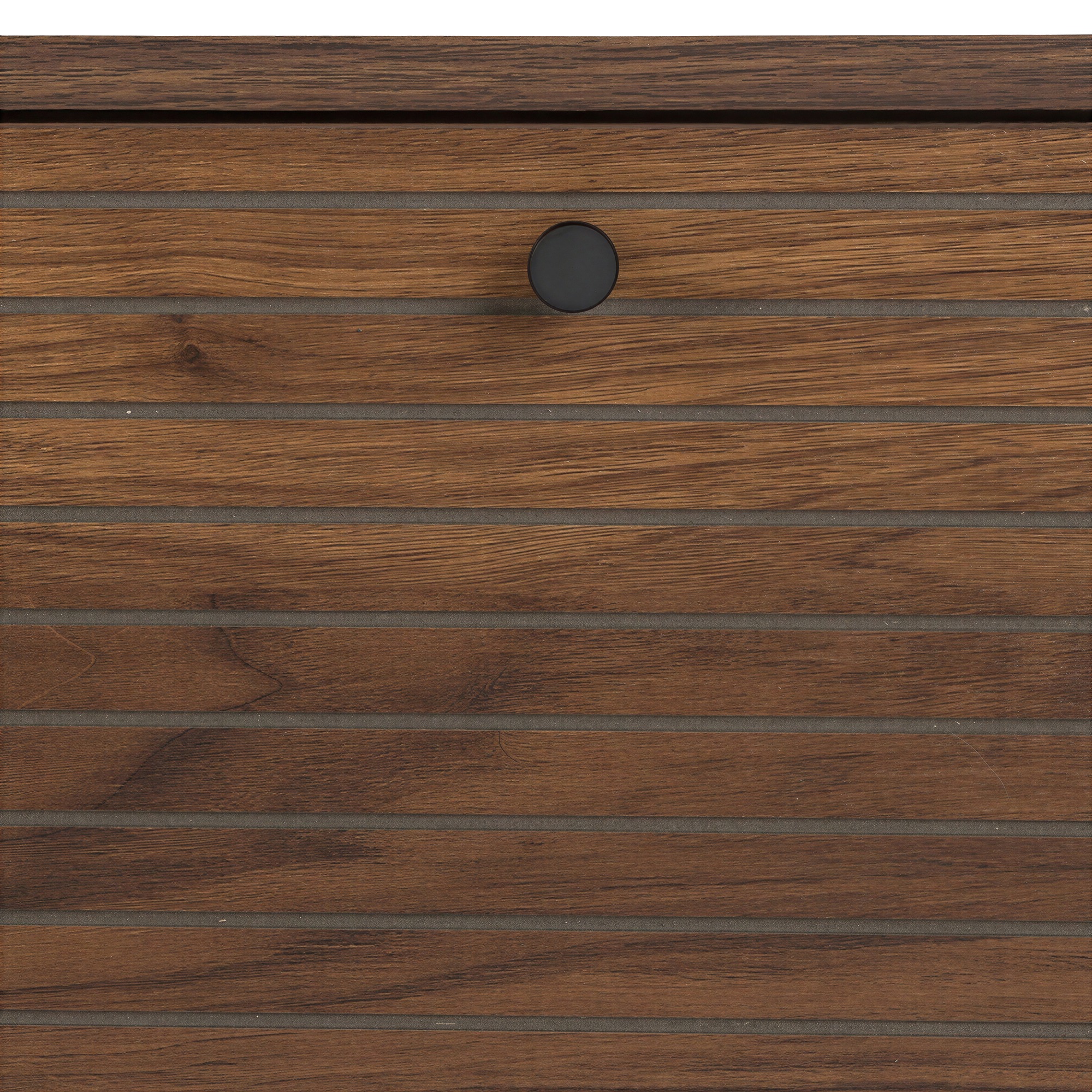 Table d'appoint 'Stripes Low' 120x42x50 cm - Brun