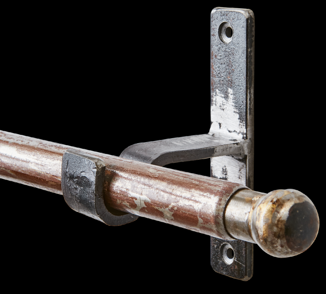 Barre avec console 'Stanley' L - Noir/Gris