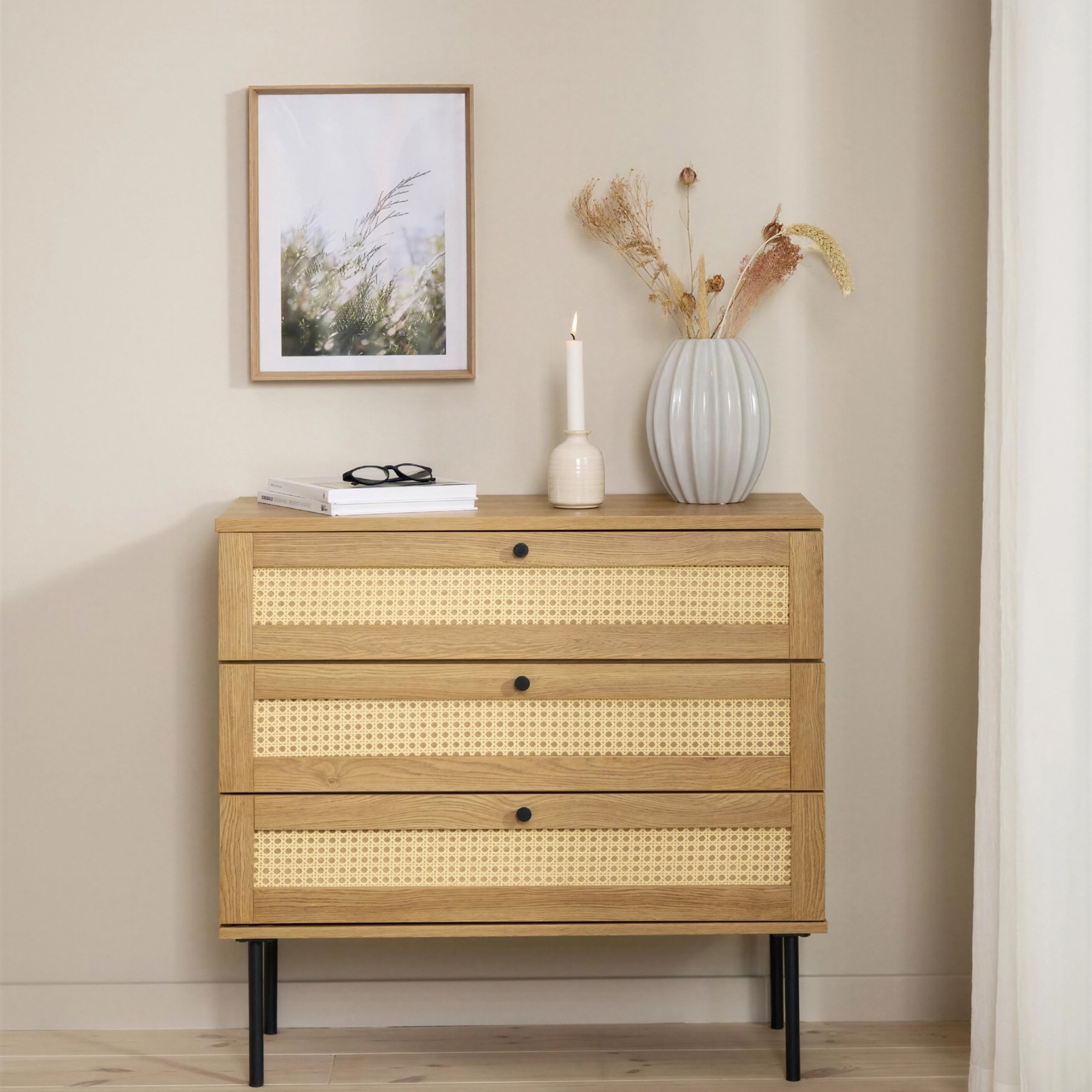 Commode 'Taormina' 75cm - Naturel