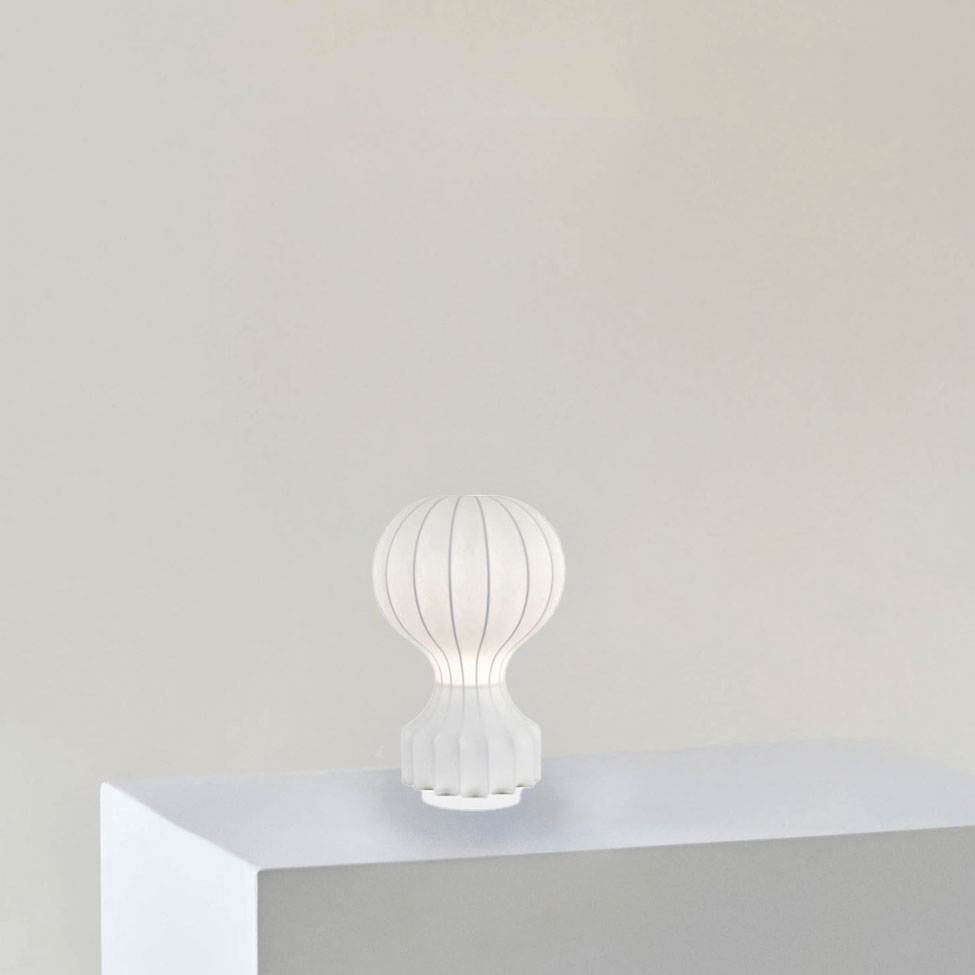 Lampe 'Senigallia' L - Blanc/Blanc