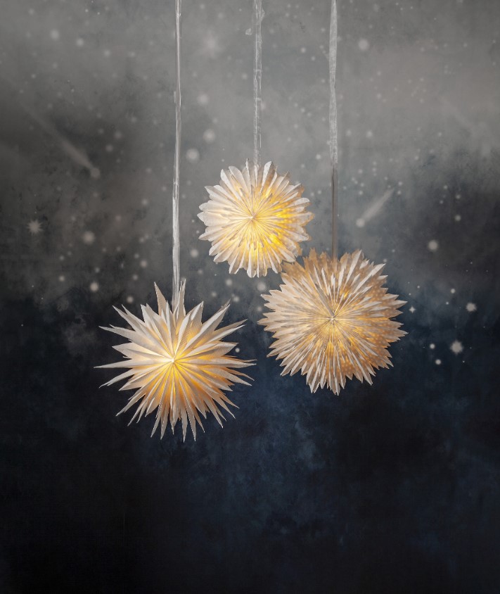 Étoile de Noël 'Cloud' - Blanc