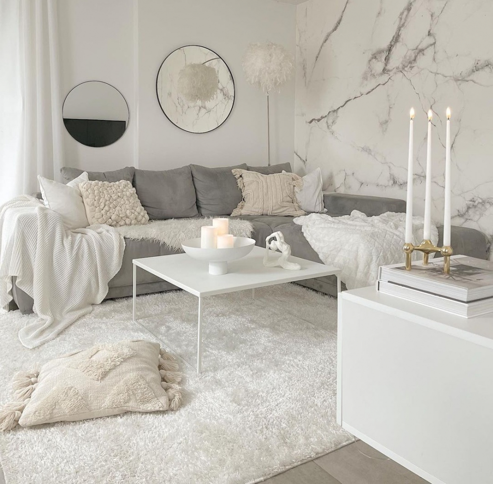 Tapis 'Cosy' 133x190cm - Blanc