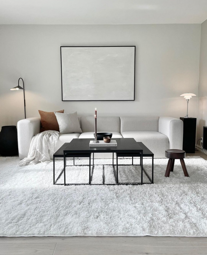 Tapis 'Cosy' 200x300cm - Blanc