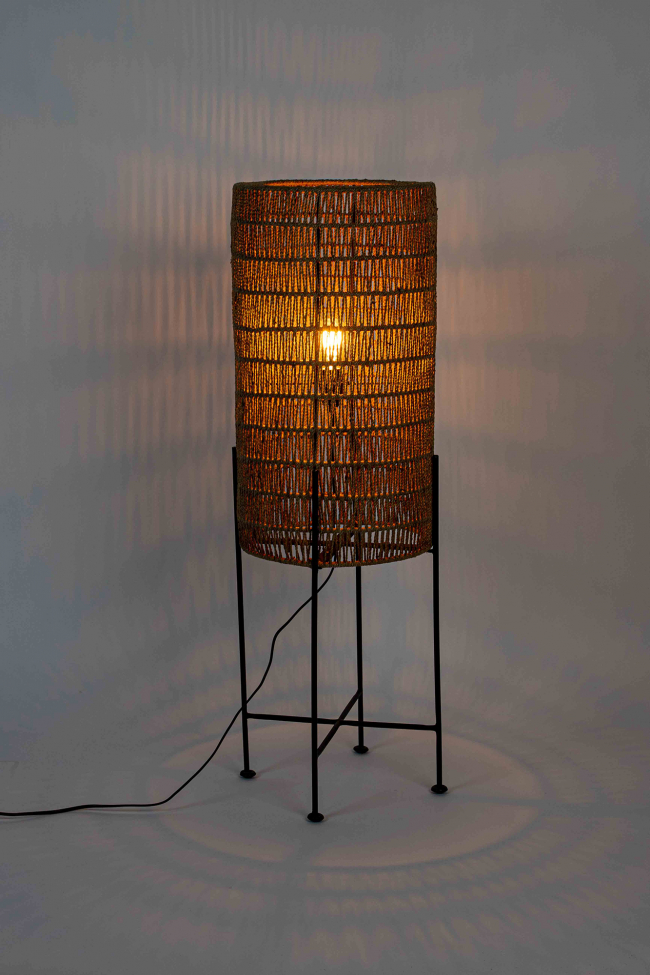 Lampe sur pied 'Kari' - Naturel