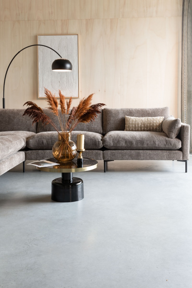 Lampe sur pied 'Metal Bow' - Noir