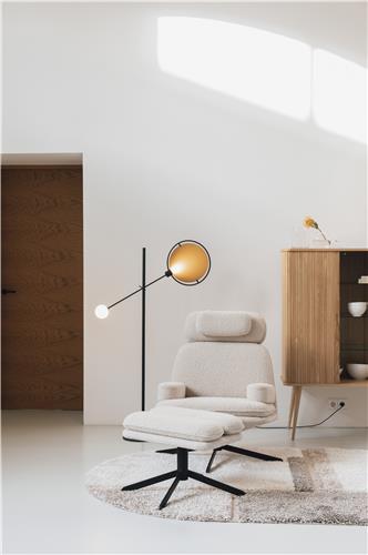 Lampe sur pied 'Sirius' - Noir