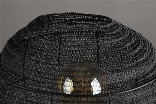 Lampe sur pied 'Meezan' - Noir