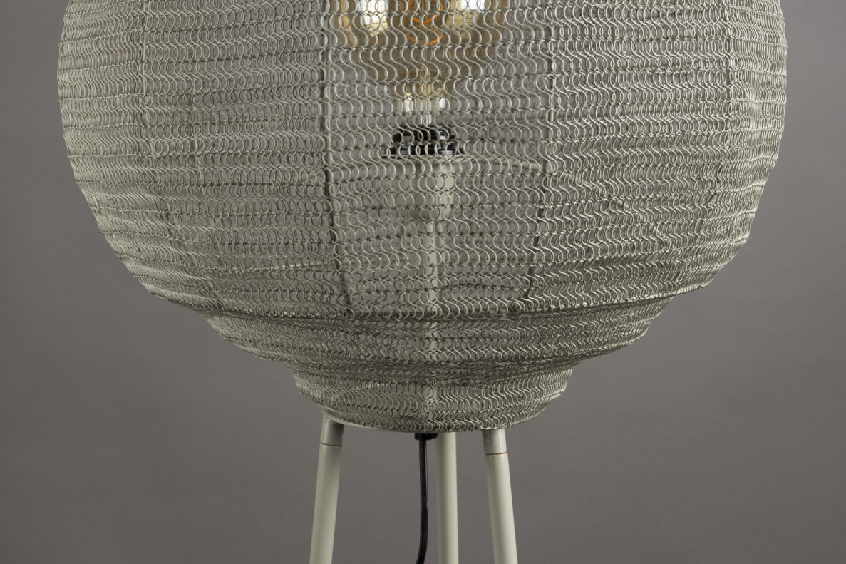 Lampe sur pied 'Meezan' - Gris