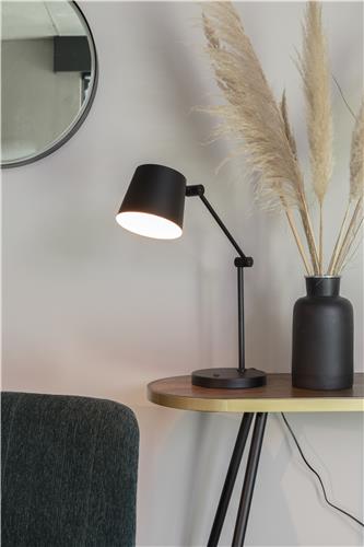 Lampe de table 'Hajo' - Noir