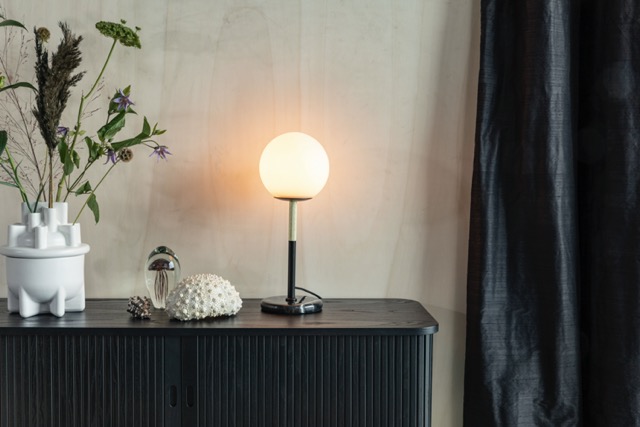 Lampe de table 'Orion' 18x18 - Noir