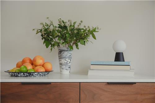 Lampe de table 'Stellar' - Noir/Blanc