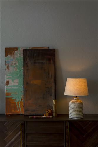 Lampe de table 'Russel' - Beige