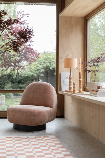 Lampe de table 'Totem' 26x26 - Beige