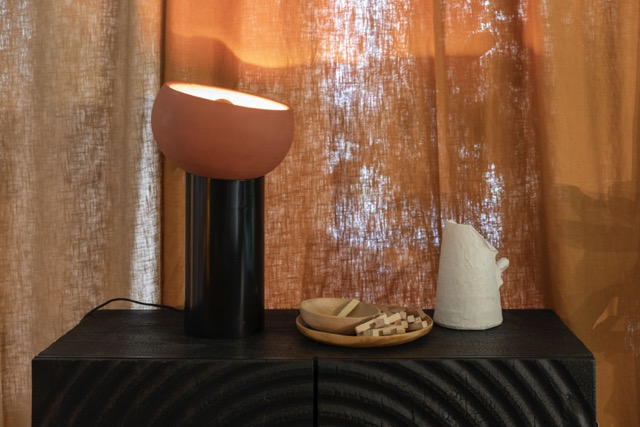 Lampe de table 'Sahra' 26x26 - Rouge