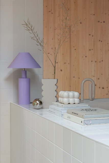 Lampe de table 'Wonders' 35x35 - Violet