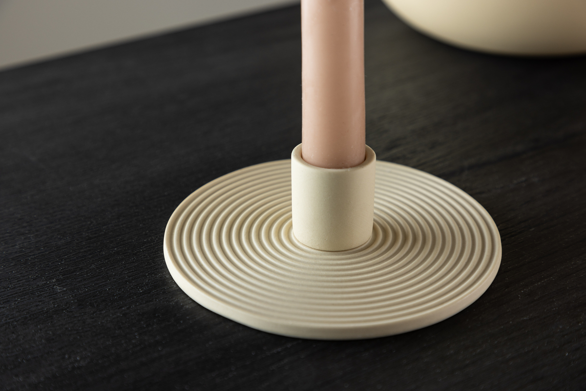 Bougeoir 'Bronco' - Beige