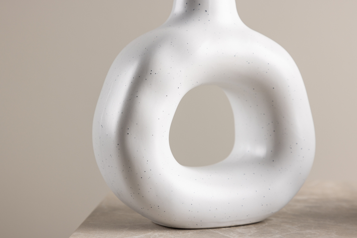 Bougeoir 'Annecy' - Blanc