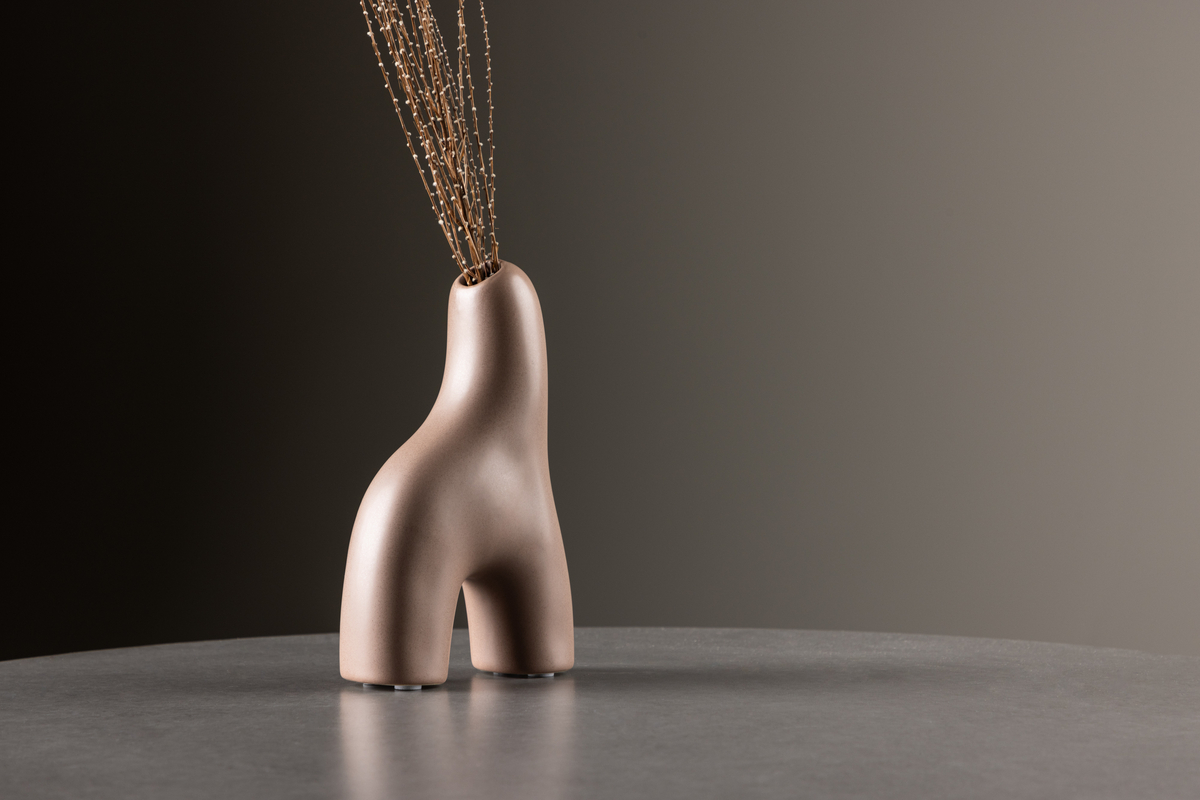 Vase 'Mallorca' - Marron