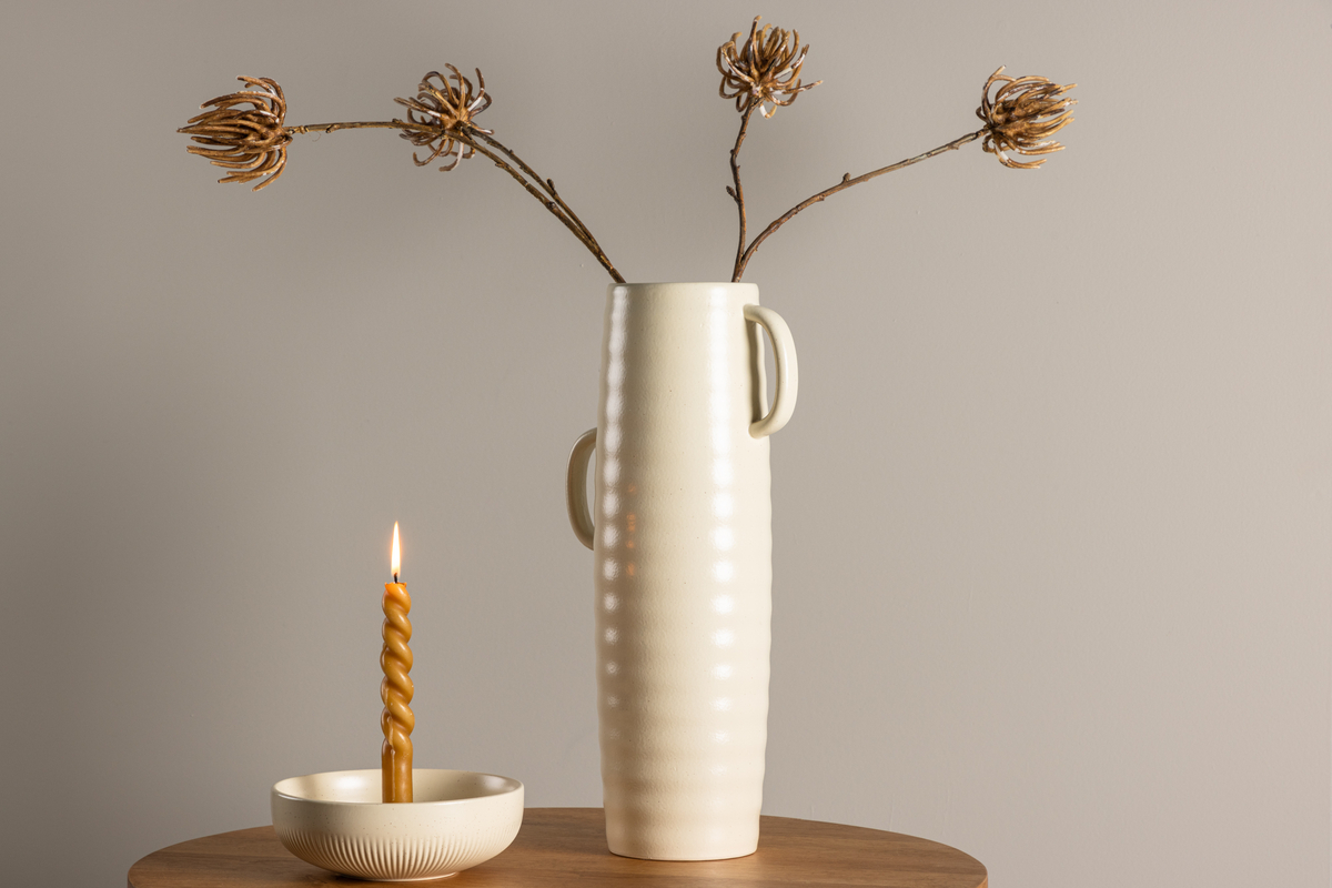 Vase 'Hamburg' - Beige