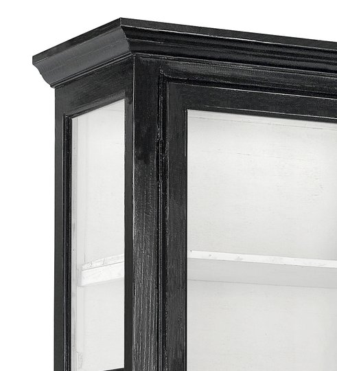 Vitrine 'Classic' - Noir/Blanc S