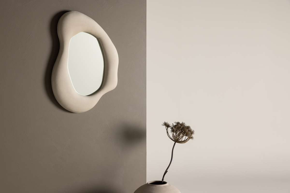 Miroir 'Caserta' - Beige